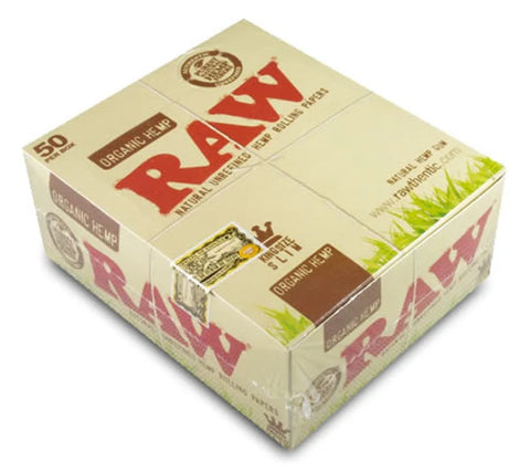 Enjoy the unmatched purity of RAW Organic King Size Slim Rolling Papers. Available in singles or convenient boxes. Purchase now at Vape Bazaar, your premier Online Vape & Smoke Shop.