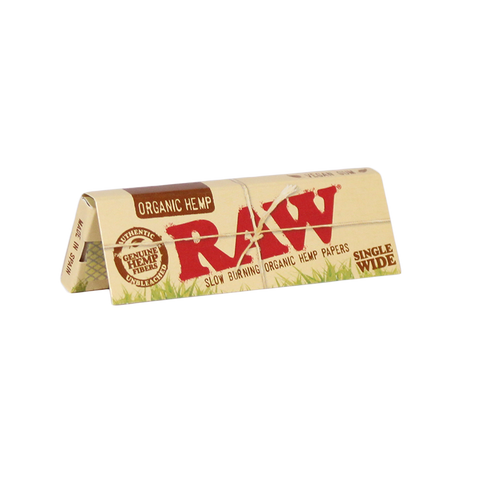 Experience the unmatched purity of RAW Organic Single Wide Rolling Papers & Double Window Size. Available in single packs or convenient boxes. Purchase now at Vape Bazaar, your premier Online Vape & Smoke Shop.
