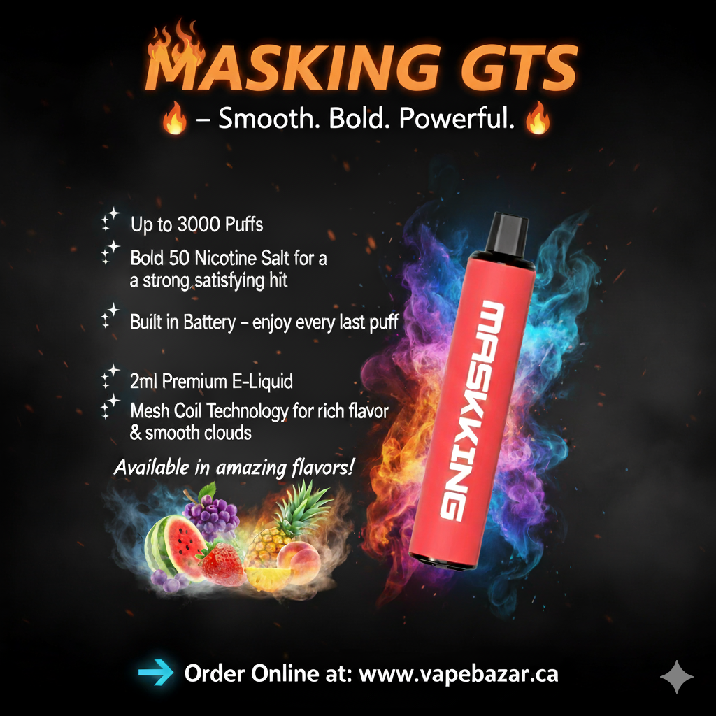 Maskking GTS BOLD 50 - 3000 Puffs  Vapebazaar