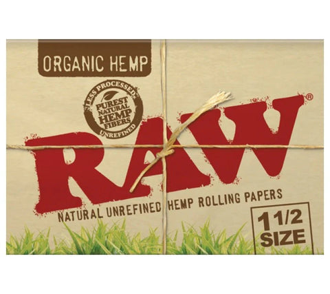 Embrace the genuine essence of RAW Organic Hemp 1½ Rolling Papers. Available in single packs or convenient boxes. Purchase now at Vape Bazaar, your premier Online Vape & Smoke Shop.