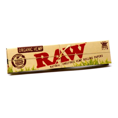 Enjoy the unmatched purity of RAW Organic King Size Slim Rolling Papers. Available in singles or convenient boxes. Purchase now at Vape Bazaar, your premier Online Vape & Smoke Shop.