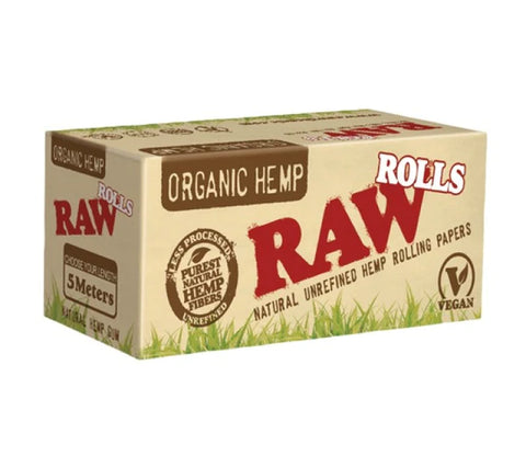 Unleash your creativity with RAW Organic Hemp Rolls—1¼ size for gathering or Kingsize Wide for a quick hit. Craft your perfect smoke with RAW's premium hemp paper. Buy from your #1 Online Vape & Smoke Shop, Vape Bazaar.