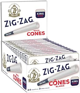 Zig Zag King Size Slim cones