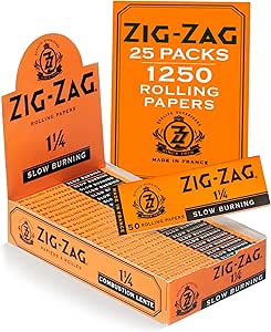 Zig Zag Rolling Papers 1 1/4 - Slow Burning (Orange)