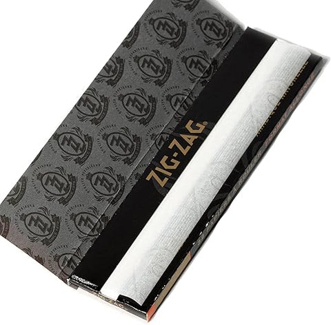 Zig Zag Rolling Papers King Slim Size - Black