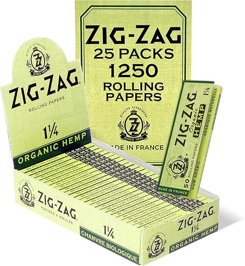 Zig Zag Rolling Papers 1 1/4 - Organic Hemp
