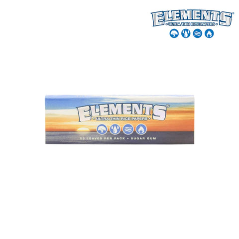 Simplicity meets excellence with ELEMENTS® SINGLE WIDE Single Pull Rolling Papers, a harmonious blend of craftsmanship, sustainability, and unmatched quality. Discover them at Vape Bazaar, your #1 Online Vape & Smoke Shop, and embrace a new level of smoking pleasure.