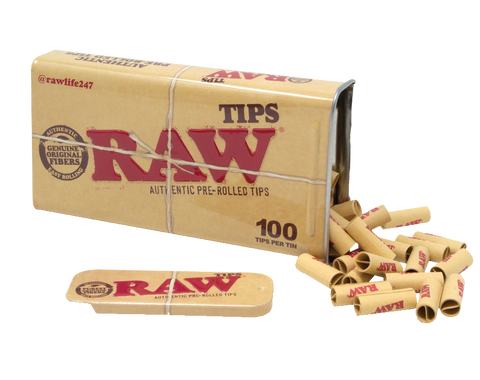 Enjoy a premium rolling experience with RAW Pre-Rolled Tips, now available in a convenient 100-tip tin. Elevate your smoking game with RAW, your trusted choice for quality smoking essentials. Purchase now from Vape Bazaar, your #1 Online Vape & Smoke Shop.