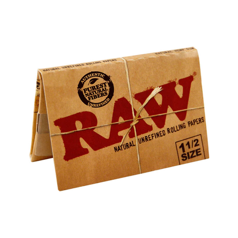 Experience RAW Classic 1½ Size Rolling Papers from Spain - pure, unbleached, and eco-friendly. 100% vegan and additive-free for an authentic, translucent, and ultra-thin smoke. Each pack holds 33 leaves, ensuring you're always ready to roll. Buy Today From #1 Online Vape & Smoke Shop Vape Bazaar!