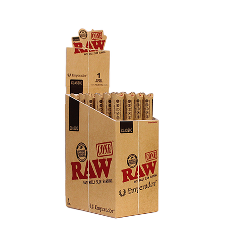 Ready to elevate your smoke sessions? Experience the RAW Classic Emperador Cone, available individually or in the 5 Stage RAWket & the 20 Stage RAWket. Discover more smoking delights at Vape Bazaar, your trusted #1 Online Vape & Smoke Shop.