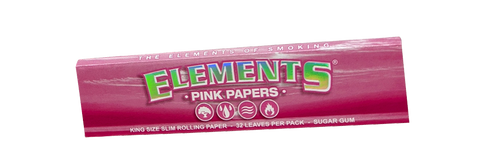 Experience the unmatched style and quality of ELEMENTS® Pink King Size Slim Rolling Papers. Elevate your smoke and embrace the pink revolution. Available at Vape Bazaar, your #1 Online Vape & Smoke Shop.