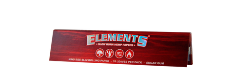 Unleash the true potential of your smoking rituals with ELEMENTS® RED CONNOISSEUR KING SIZE SLIM Rolling Papers with Tips. Discover them now at Vape Bazaar, your #1 Online Vape & Smoke Shop.