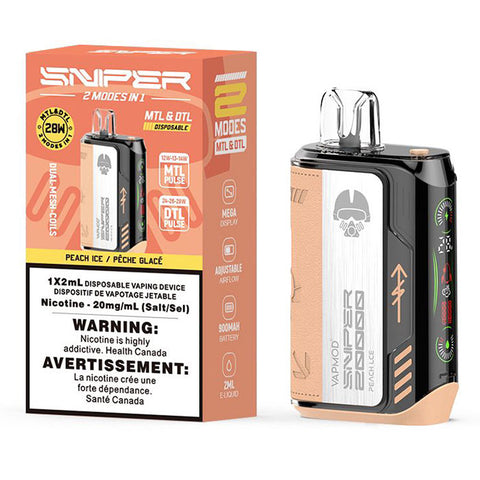 SNIPER 20K DISPOSABLE VAPE (Bold 50)