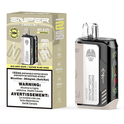 SNIPER 20K DISPOSABLE VAPE (Bold 50)