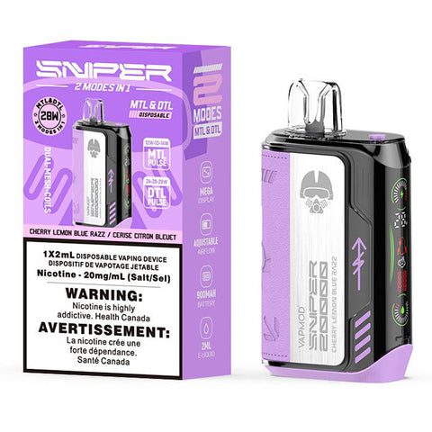 SNIPER 20K DISPOSABLE VAPE (Bold 50)