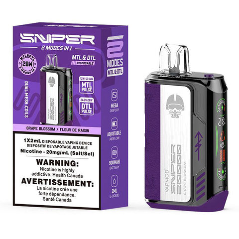 SNIPER 20K DISPOSABLE VAPE (Bold 50)